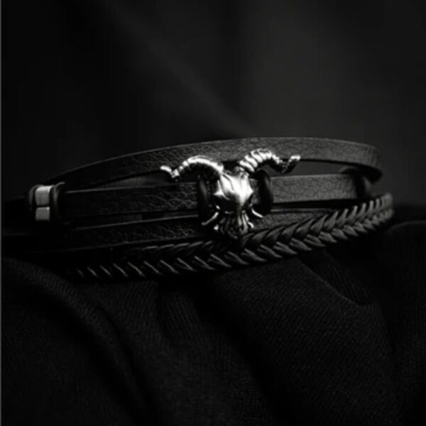 Men's Horned Warrior Bracelette - Image 2