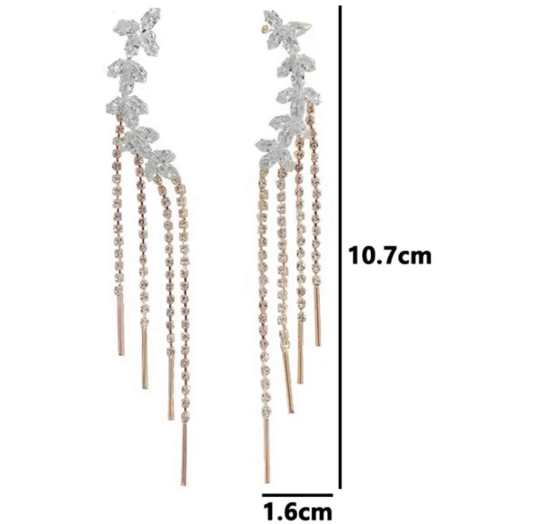 Korean Pearl Drop Earrings - Image 5
